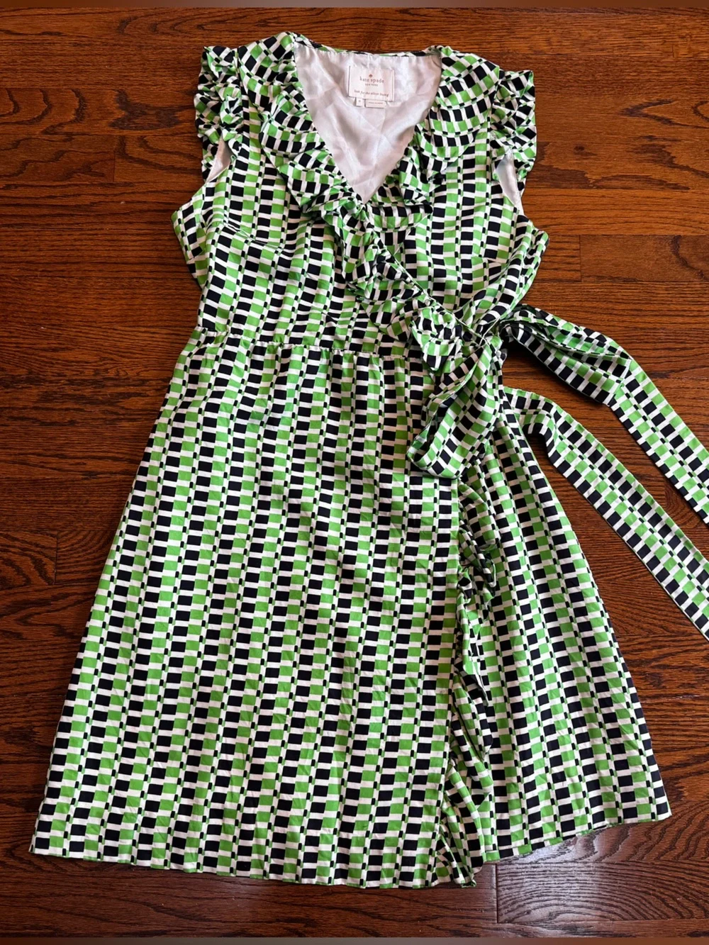 Kate Spade Aubrey Silk Wrap Dress Size 8